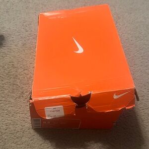 Nike Free Run 3.0 V4 Bright Orange Shoe Box with White Logo